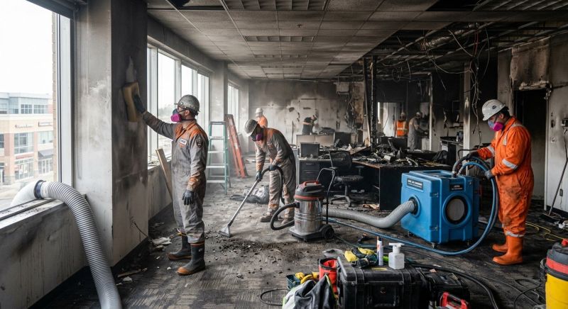 Commercial Fire Restoration in Fort Mill, SC