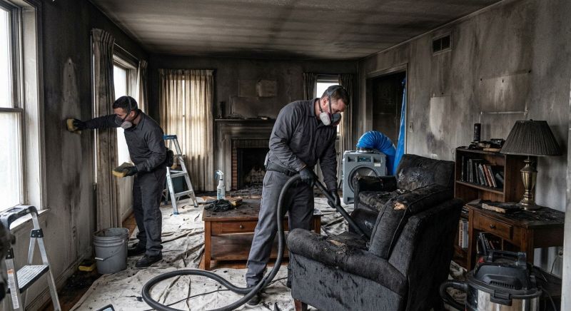 Fire Damage Cleaning in Gilbert, AZ
